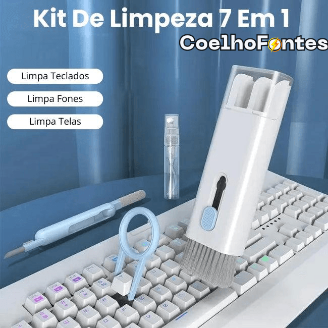 Kit Para Limpeza De Teclado - CoelhoFontes