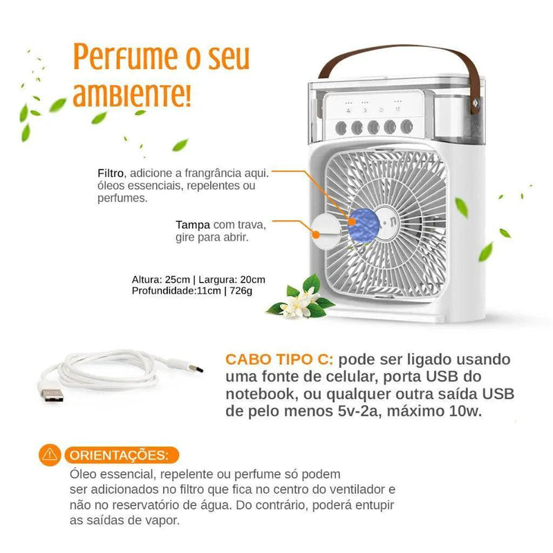 Mini Climatizado Umidificador - CoelhoFontes